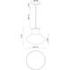 Alora Mood Marcel 1 Light 10.25 inch Matte Black Pendant Ceiling Light