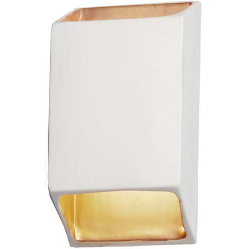 Ambiance Collection LED 14 inch White Crackle Outdoor Wall Sconce