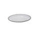 Glass 12.6 inch Clear/Silver Charger