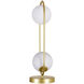 Celeste 19 inch 5.00 watt Medallion Gold Table Lamp Portable Light