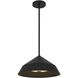 Nin LED 14 inch Sand Black Pendant Ceiling Light