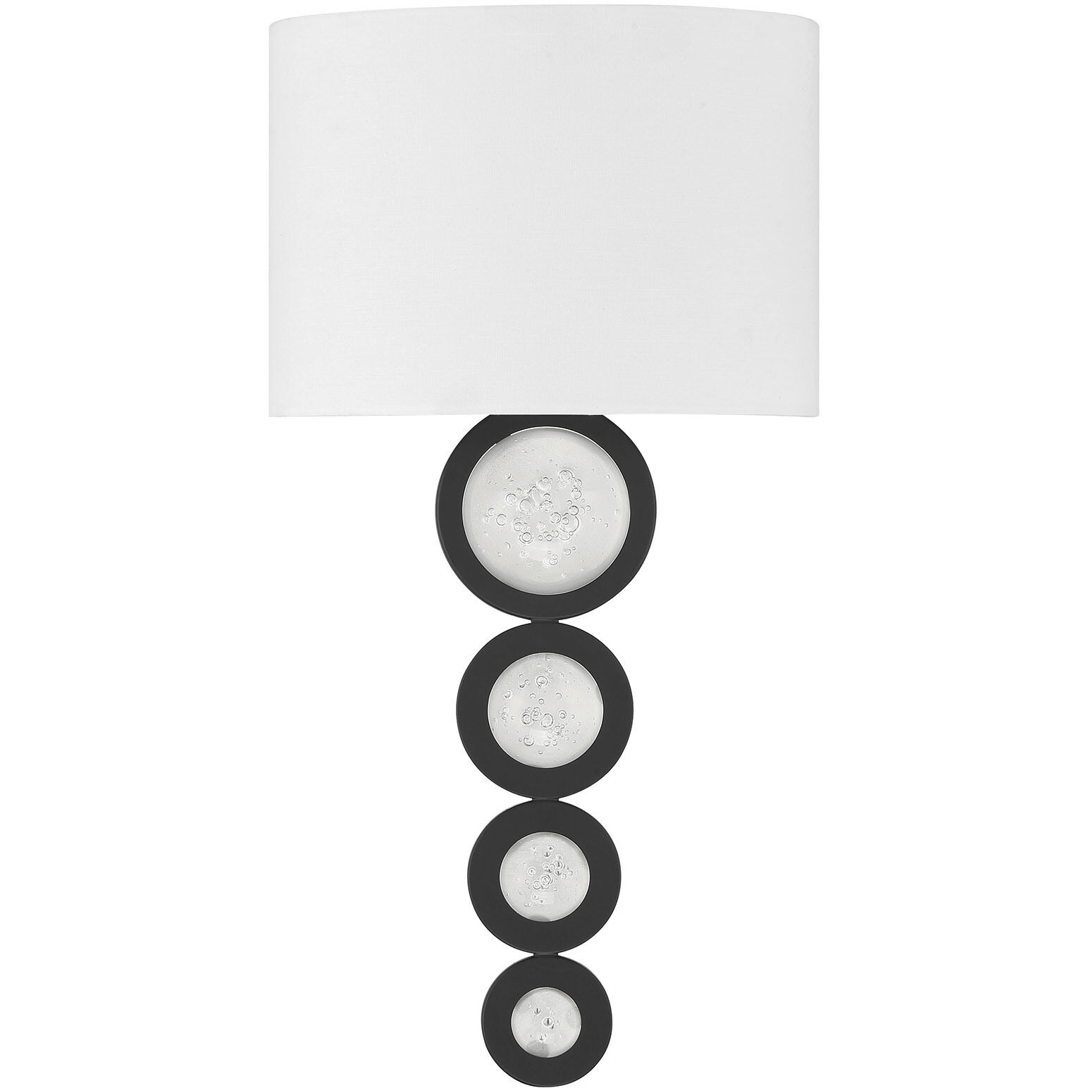 Marseille Wall Sconce Wall Light in Matte Black