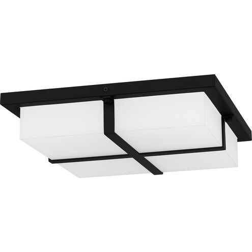 Armstrong LED 14 inch Matte Black Flush Mount Ceiling Light, Medium