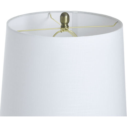 Reactive Glaze 31 inch 150.00 watt Speckled Brown Table Lamp Portable Light