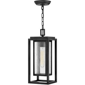 Coastal Elements Republic LED 7 inch Black Outdoor Hanging Lantern, Estate Series