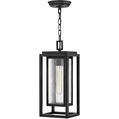 Coastal Elements Republic LED 7 inch Black Outdoor Hanging Lantern, Estate Series