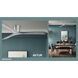 Avtur 60 inch Brushed Steel with Smoked Weather Grey Blades Flush Mount Ceiling Fan