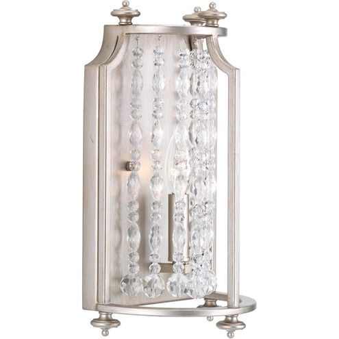 Bradstreet 1 Light 8.25 inch Silver Ridge Wall Sconce Wall Light, Design Series