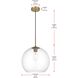 Baxter 1 Light 14 inch Satin Gold Pendant Ceiling Light