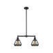 Franklin Restoration Fulton LED 21 inch Oil Rubbed Bronze Chandelier Ceiling Light in Plated Smoke Glass, Franklin Restoration