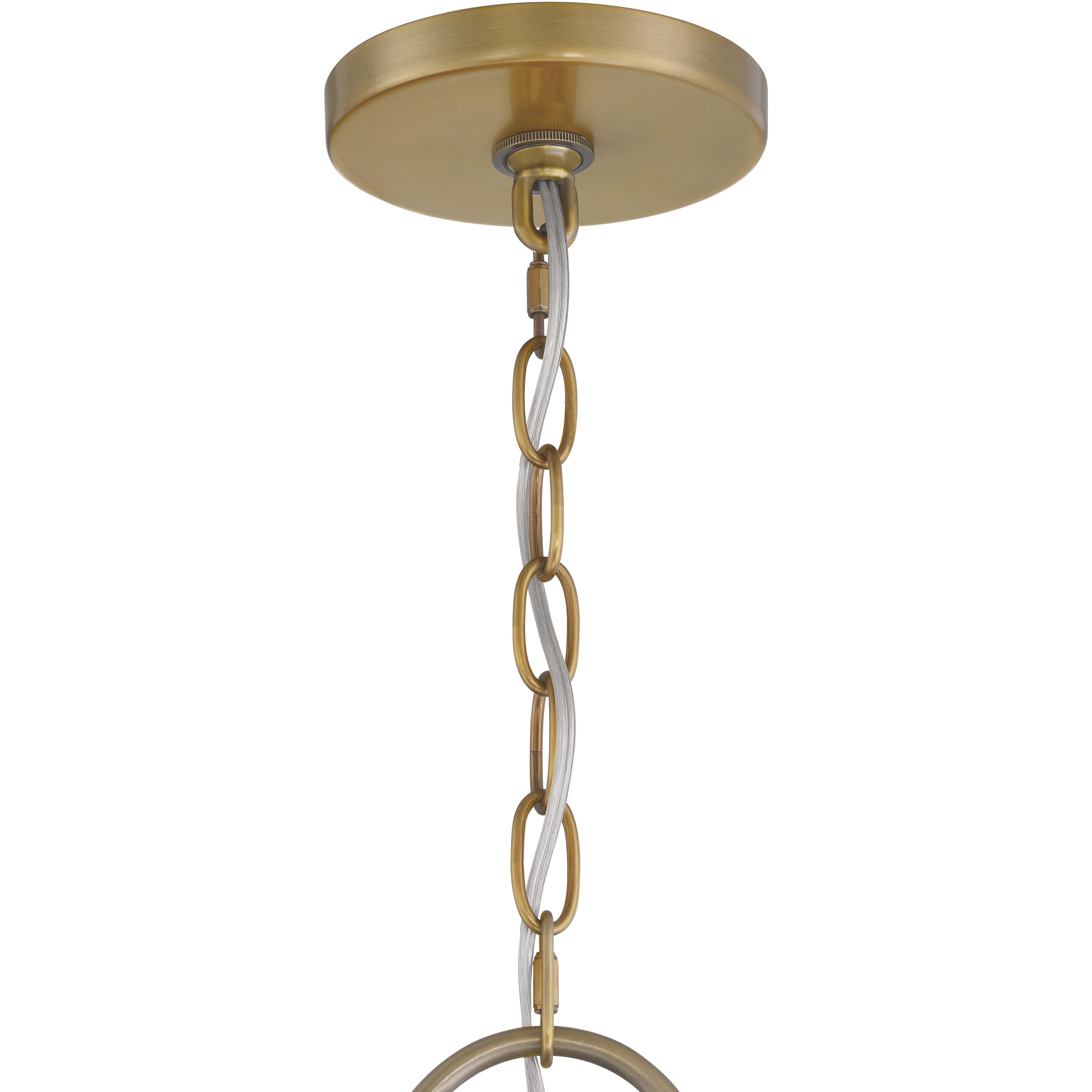 Stamford 1 Light 13 inch Legacy Brass and Dark Matte Black Pendant Ceiling Light