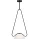 Kelly by Kelly Wearstler Nido 1 Light 8 inch Midnight Black Pendant Ceiling Light
