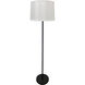 Sawyer 63 inch 150.00 watt Black and Satin Nickel Floor Lamp Portable Light