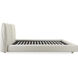 Zeppelin Light Grey Bed, Queen