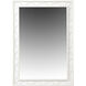 Meg Braff 42 X 30 inch White/Plain Wall Mirror