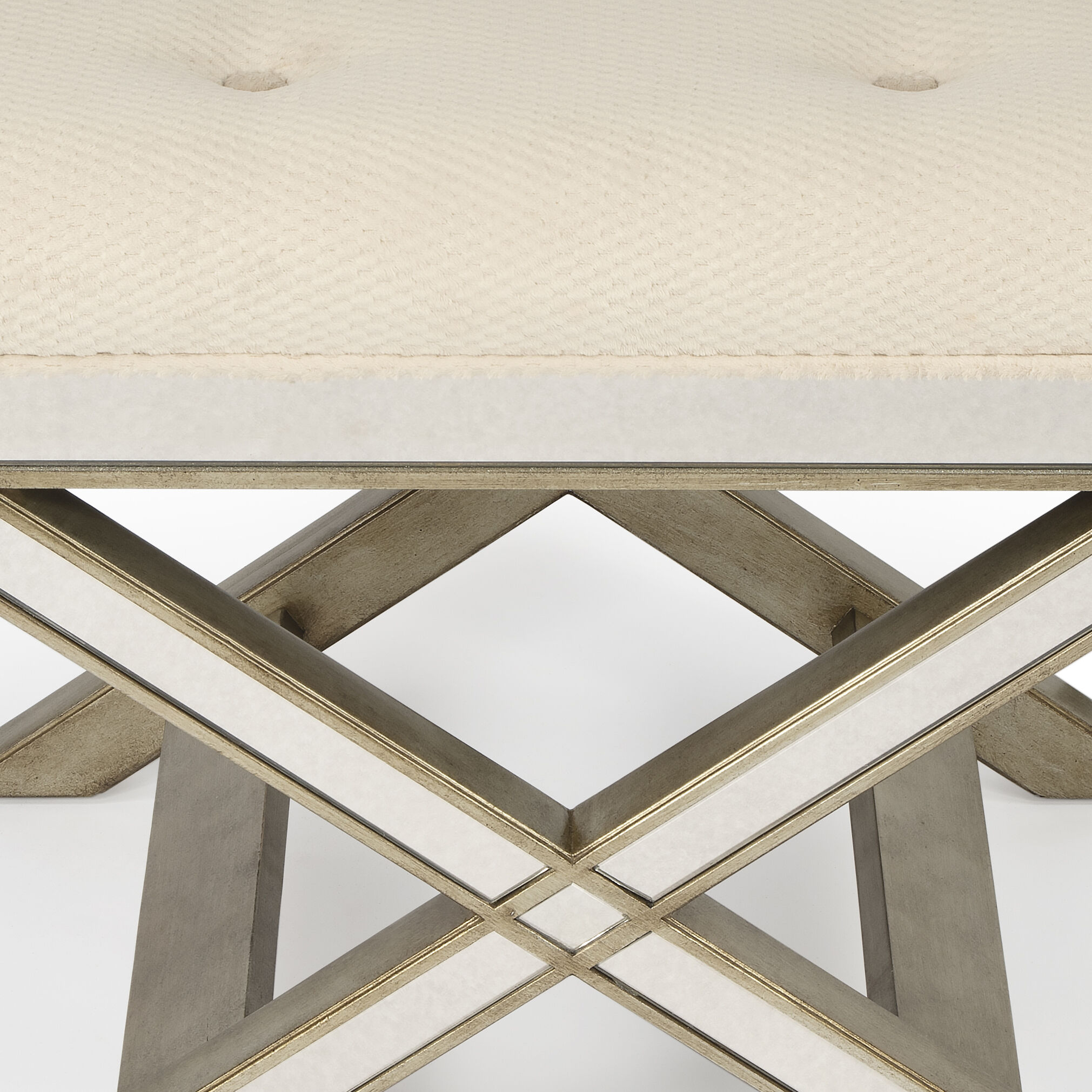 Butler Loft Marlo mirrored Bench