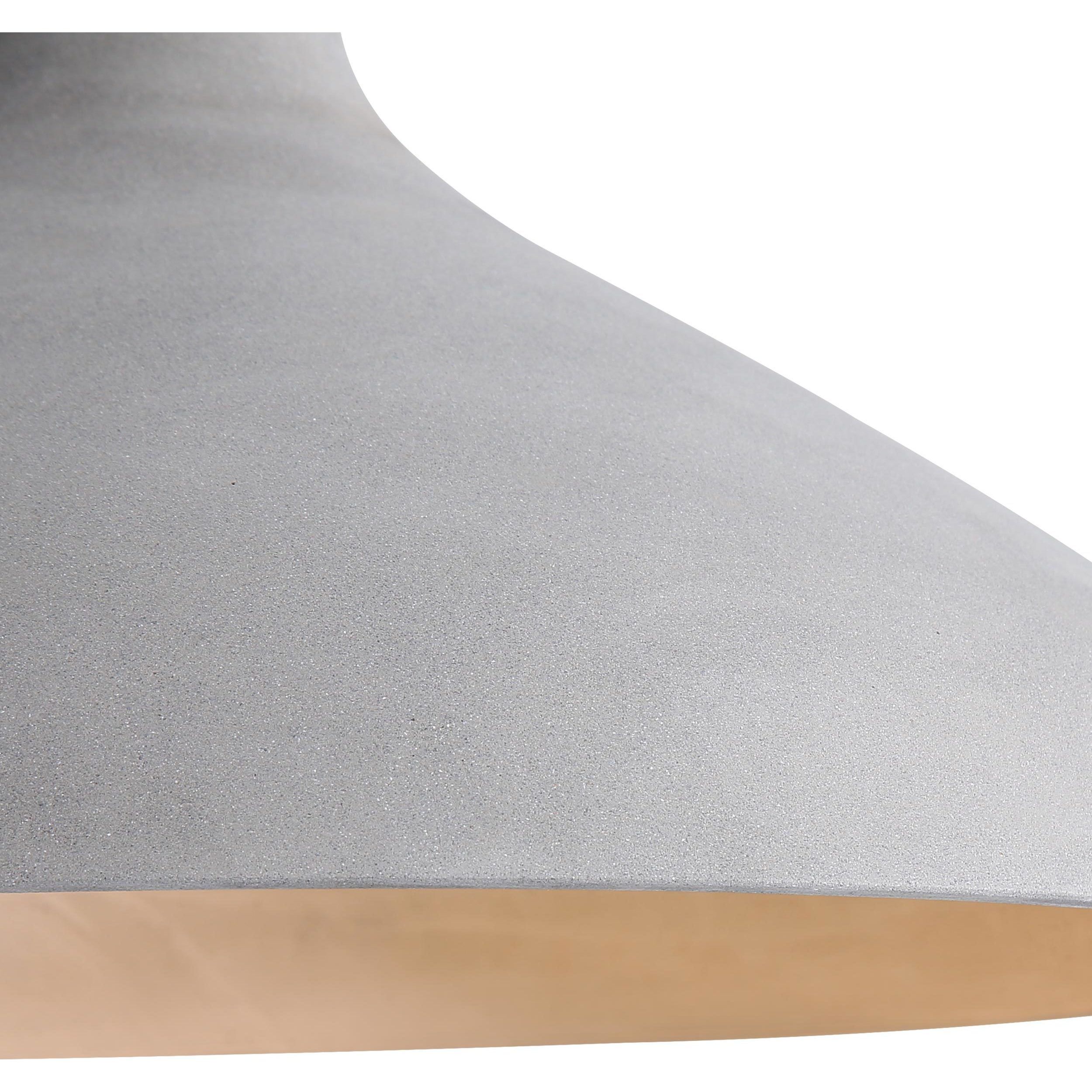 Aethera Pendant Ceiling Light in Grey Cement