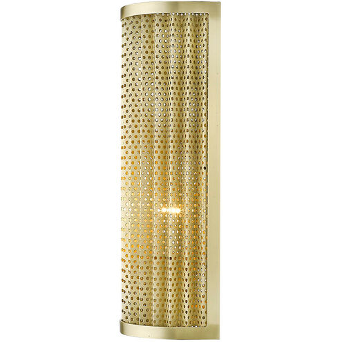 Basetti 1 Light 5 inch Gold Sconce Wall Light