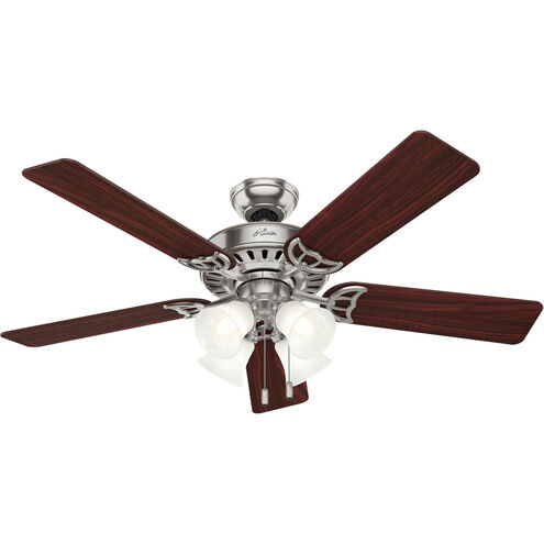 Studio Series 52 inch Brushed Nickel with Cherry/Maple Blades Ceiling Fan