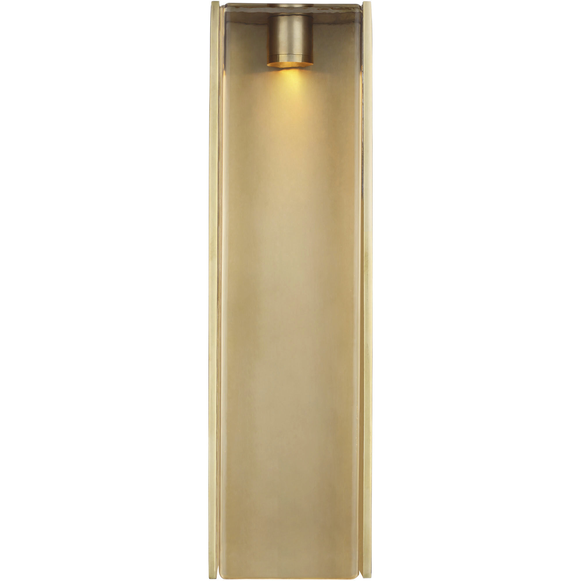 Avroko Maybeck LED 18 inch Hand Rubbed Antique Brass Outdoor Wall Sconce