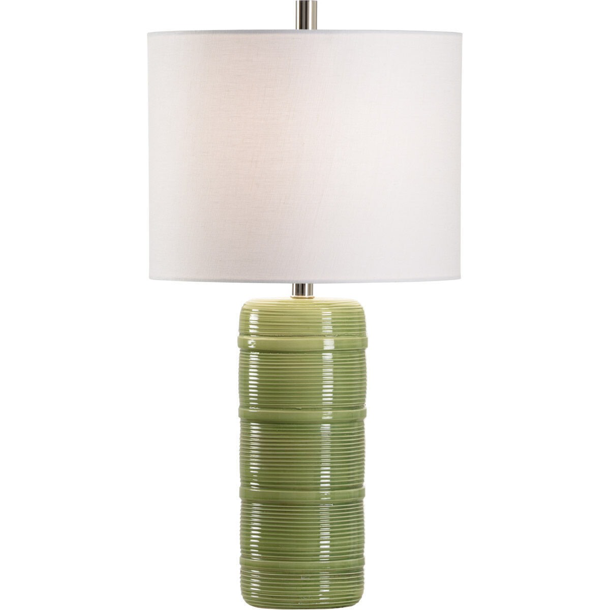Wildwood 28 inch 100 watt Green Glaze Table Lamp Portable Light