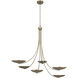 Palmela 6 Light Champagne Bronze Chandelier Ceiling Light