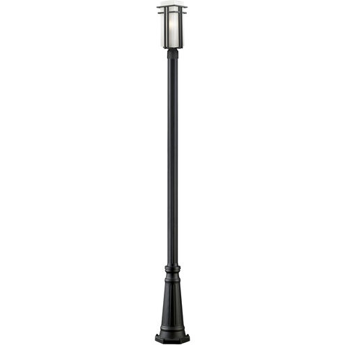 Abbey 1 Light 113 inch Black Outdoor Post Mounted Fixture