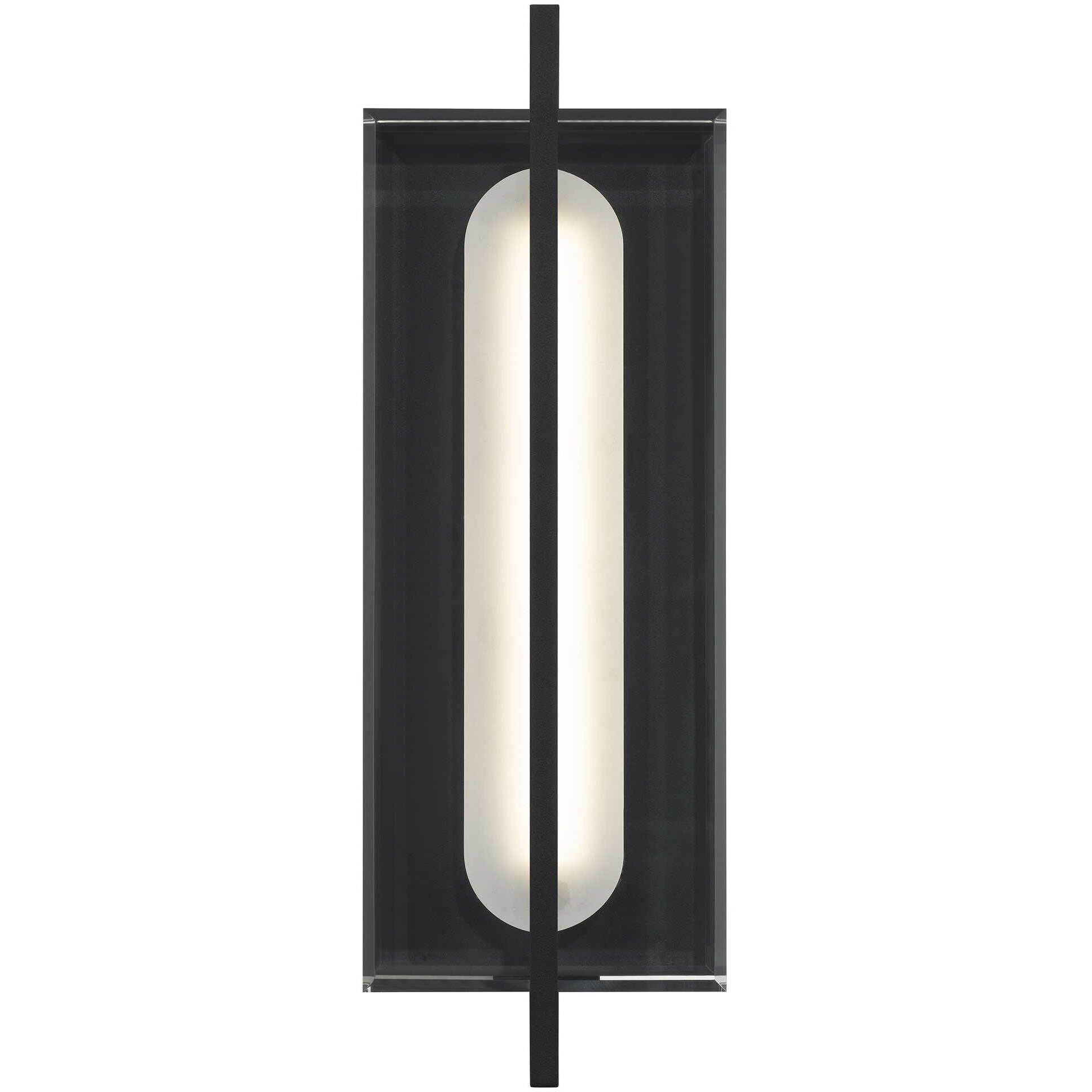 Avani LED 14.63 inch Sand Black Outdoor Wall Sconce