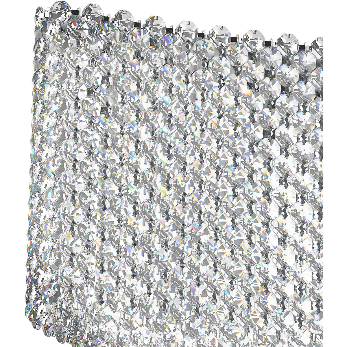 Refrax 13 Light 32 inch Stainless Steel Linear Pendant Ceiling Light in Swarovski
