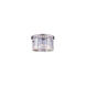 Sydney 3 Light 16 inch Polished Nickel Flush Mount Ceiling Light in Clear, Urban Classic