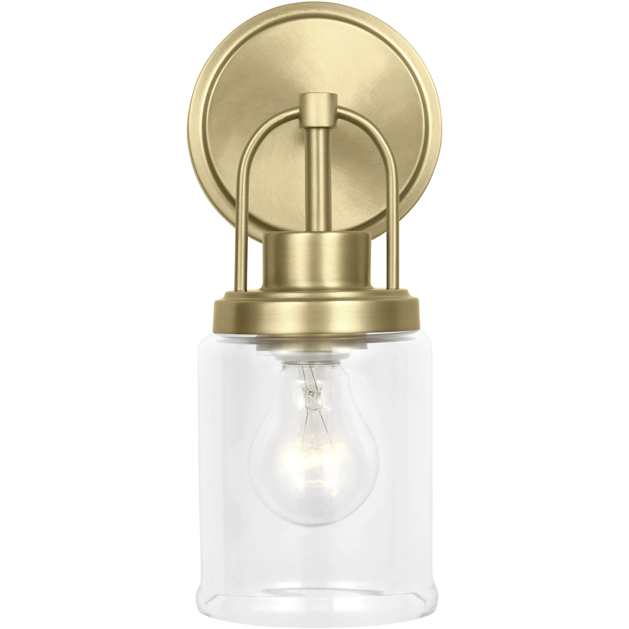 Anders Bath Vanity Wall Light in Satin Brass