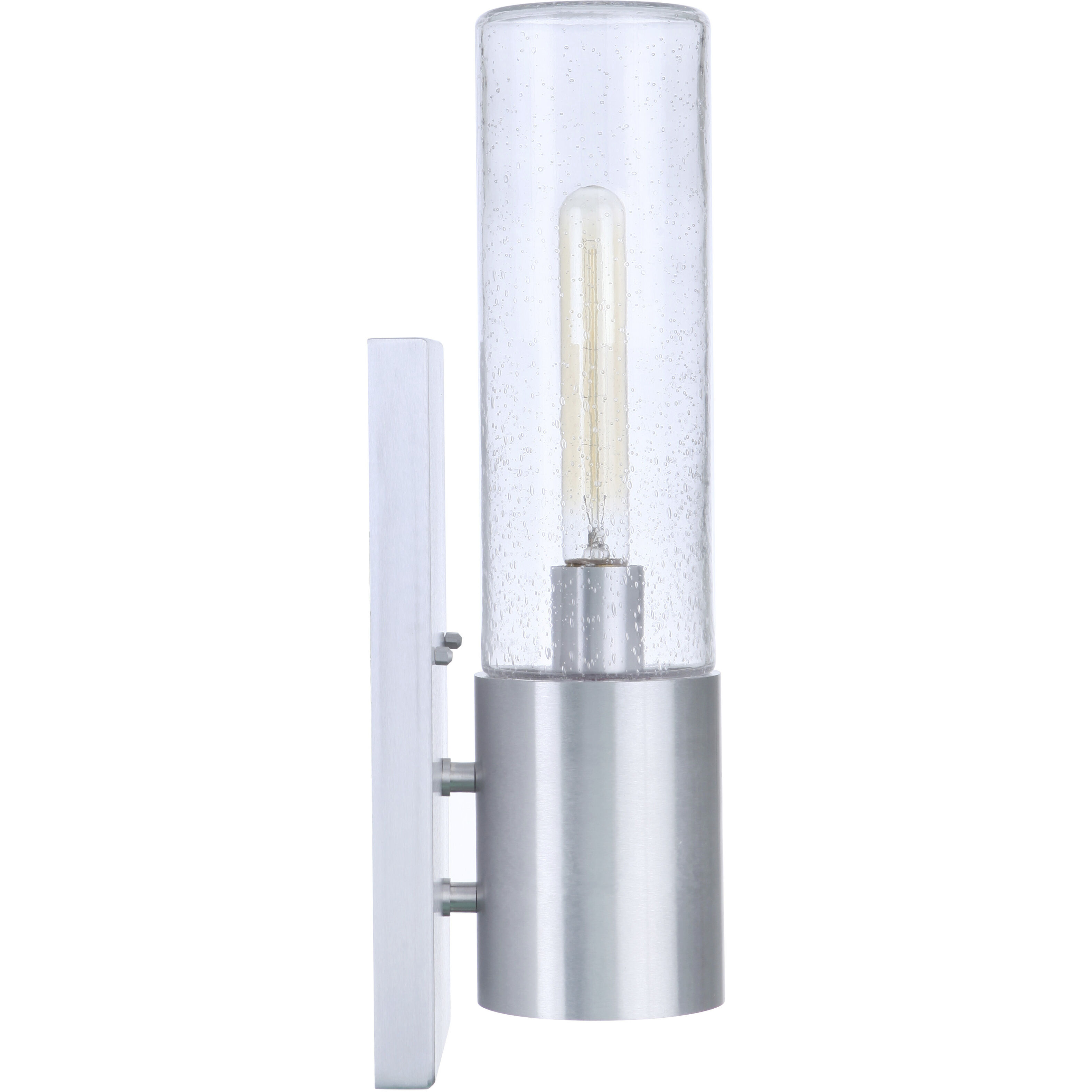 Sabre Outdoor Wall Mount in Satin Aluminum