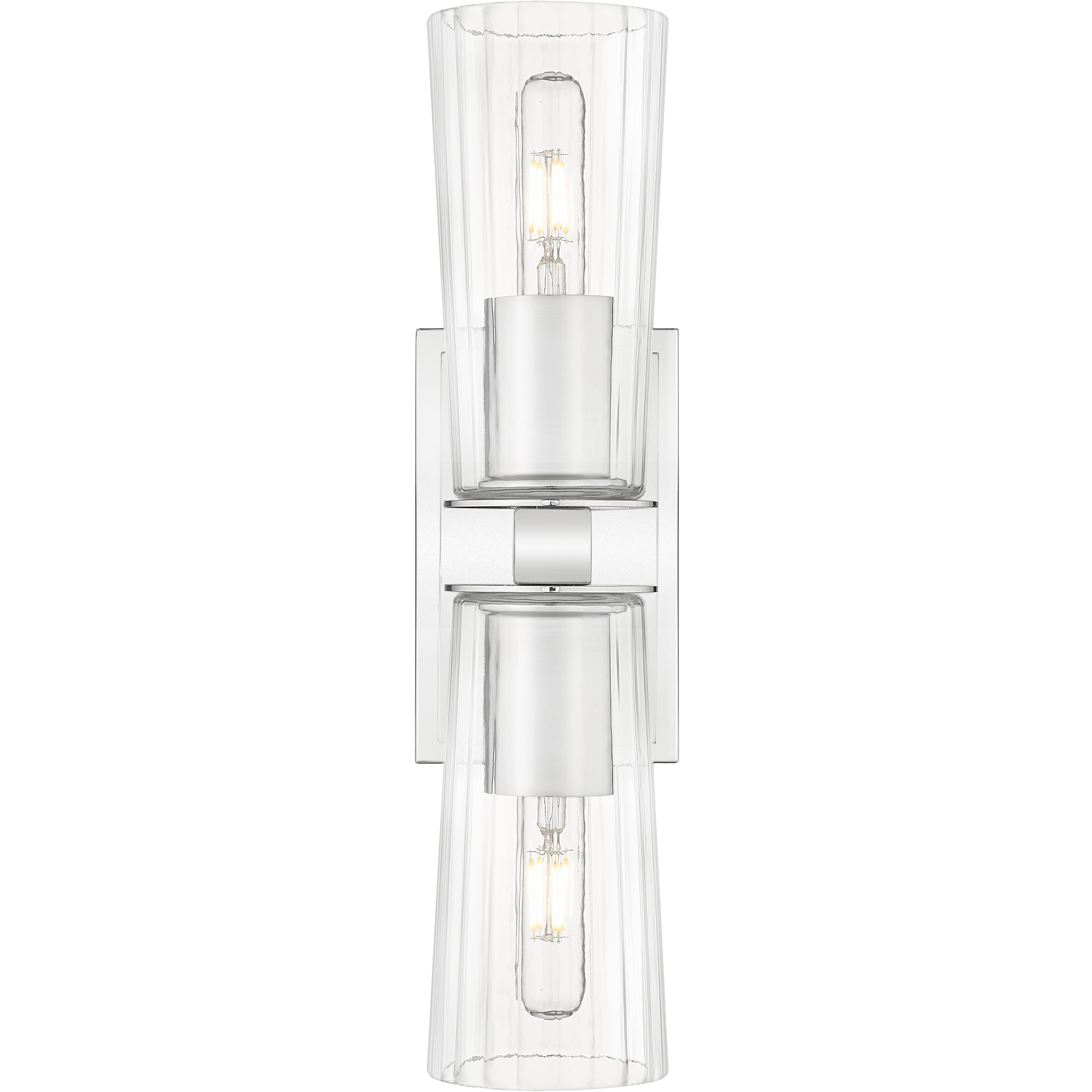 Titus 2 Light 4.5 inch Chrome Wall Sconce Wall Light