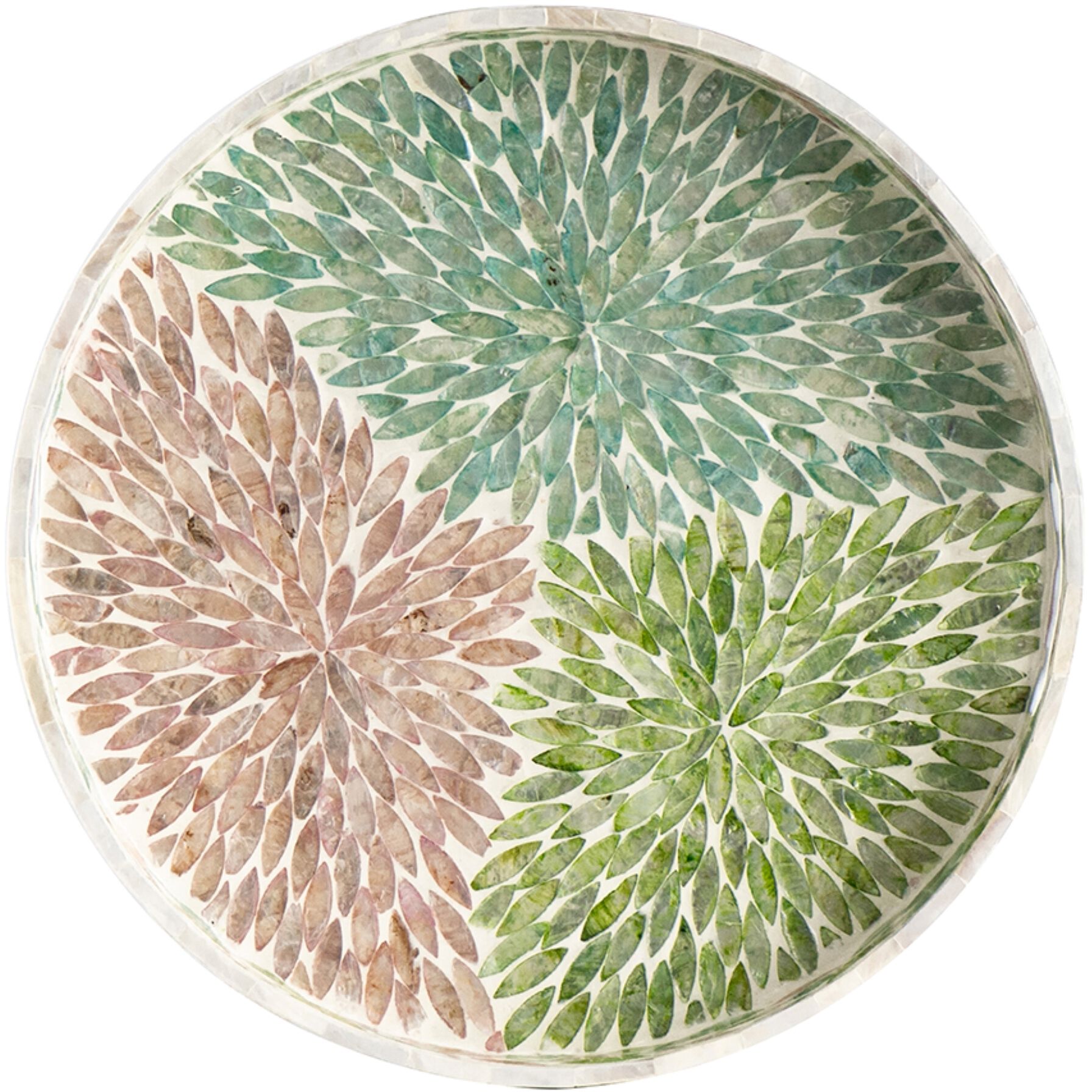 Anita Multi Color Tray, Round