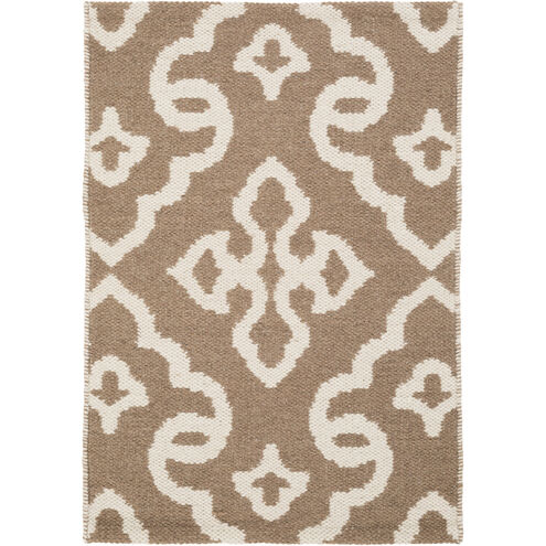 Juniper 36 X 24 inch Camel, White Rug