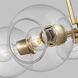 Codyn 5 Light 26 inch Satin Brass Chandelier Ceiling Light