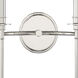 Ottone Way Sconce Wall Light in Polished Nickel