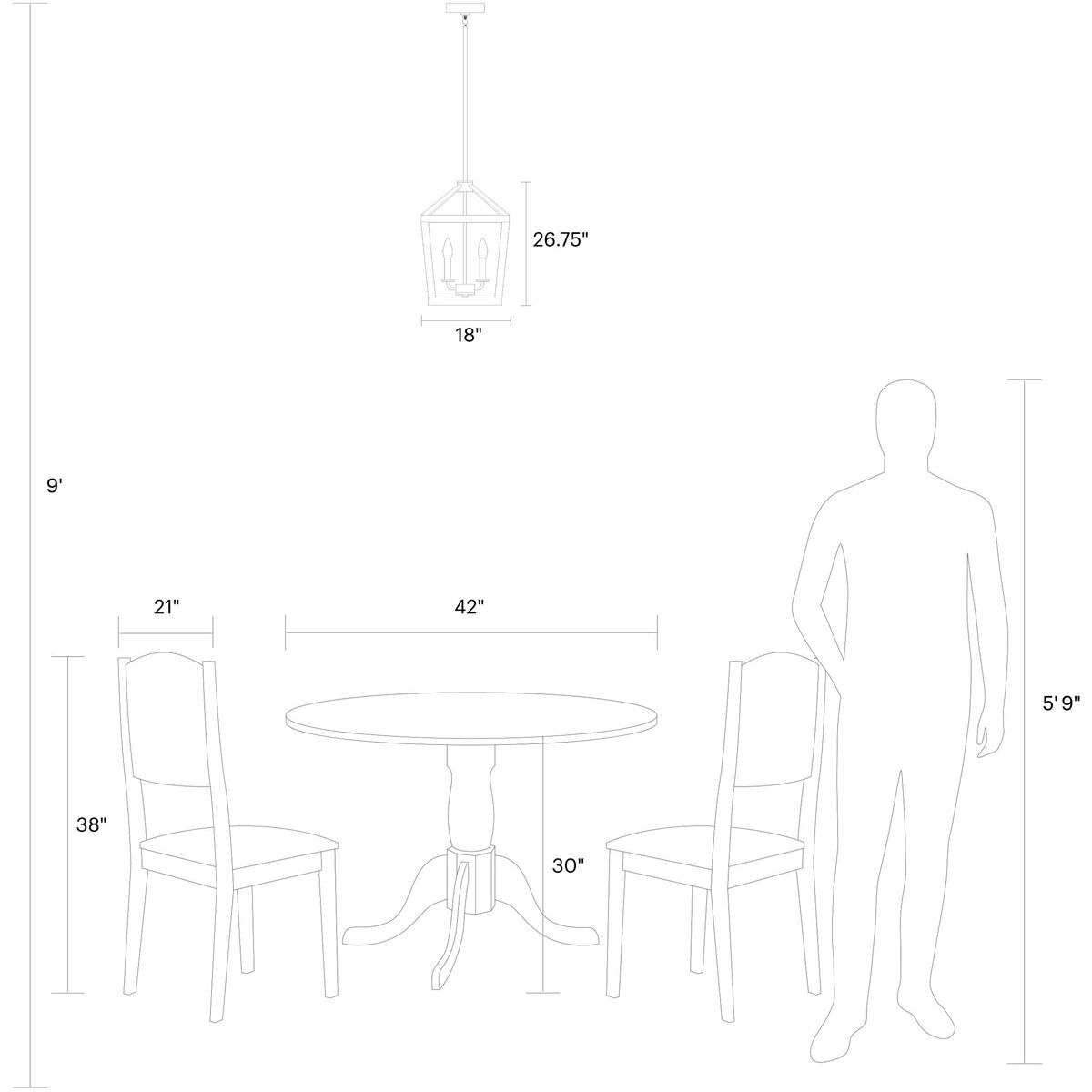 Sean Lavin Gannet 4 Light 18 inch Weathered Oak Wood / Antique Forged Iron Chandelier Ceiling Light