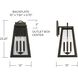Leighton 4 Light 23 inch Oiled Bronze Outdoor Wall Lantern