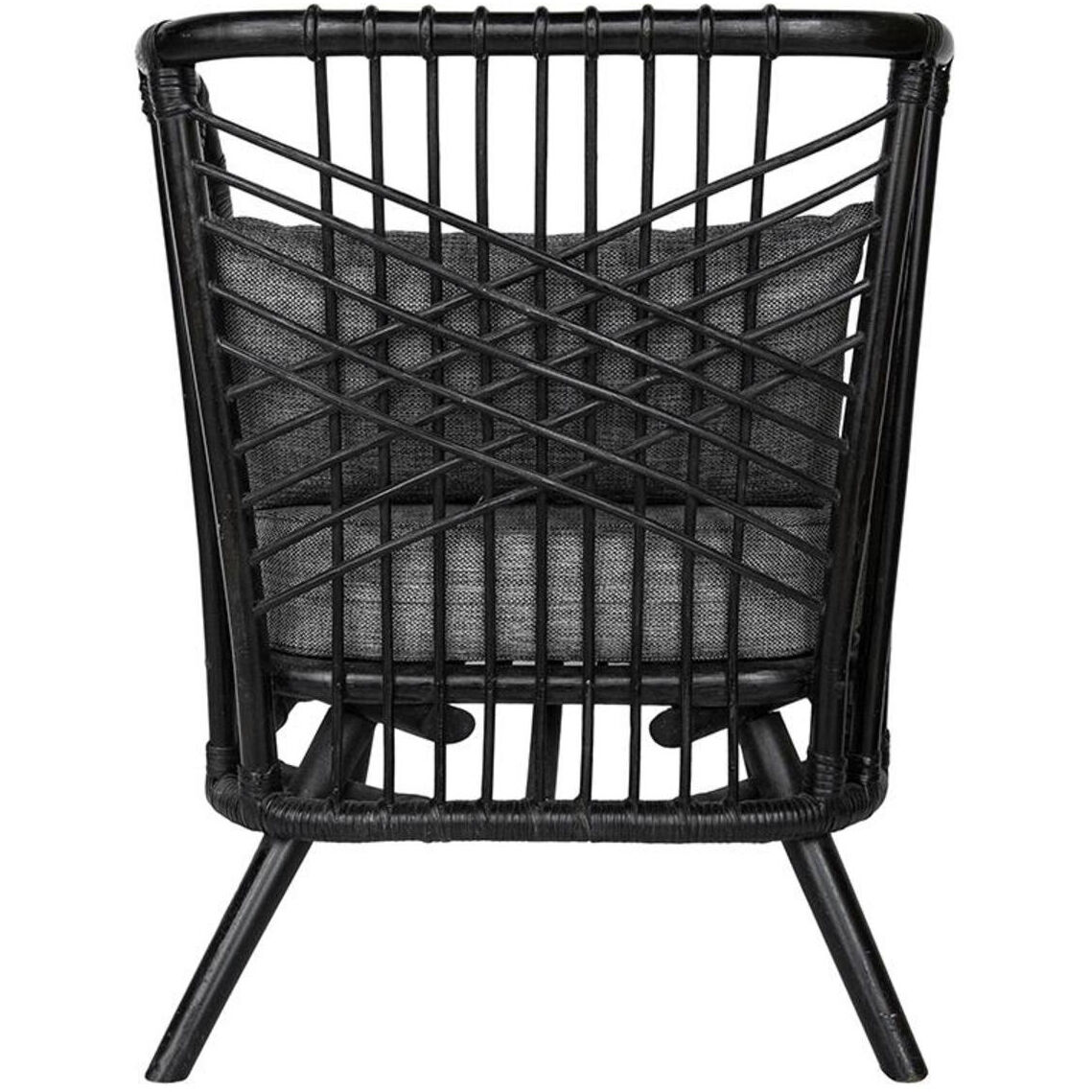 Pagar Natural and Grey Chair, With Cushion