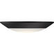 Stella 120V LED 9.37 inch Matte Black Disc Light