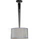 Obsidian 2 Light 16 inch Black Nickel Pendant Ceiling Light