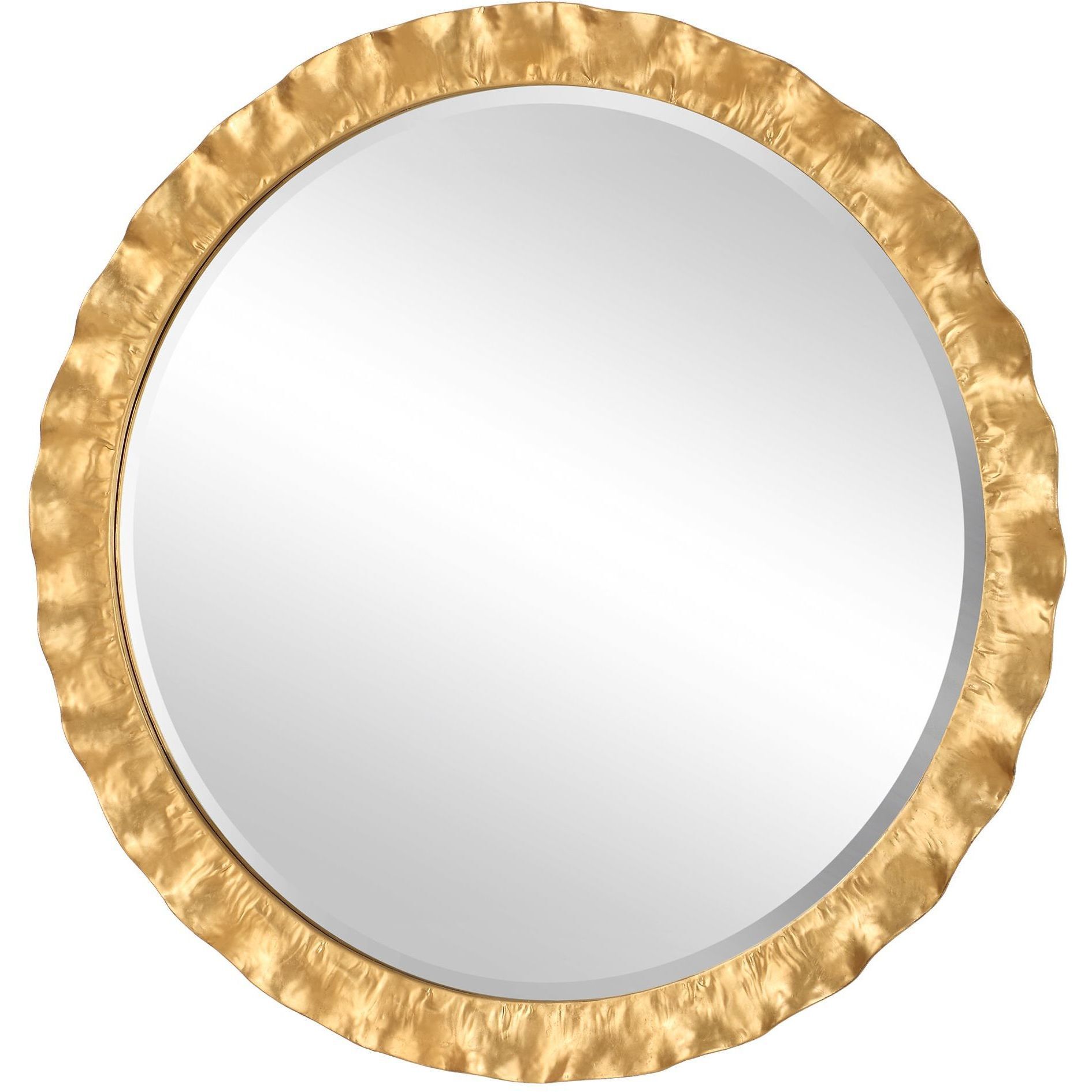 Haya 39.75 X 39.75 inch Gold Leaf Mirror