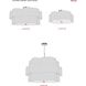 Phlox 4 Light 28 inch Polished Chrome with White Chandelier Ceiling Light