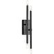 Arya 4 Light 20 inch Matte Black ADA Wall Bracket Wall Light, Design Series