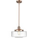 Franklin Restoration Bridgeton LED 12 inch Antique Copper Mini Pendant Ceiling Light in Seedy