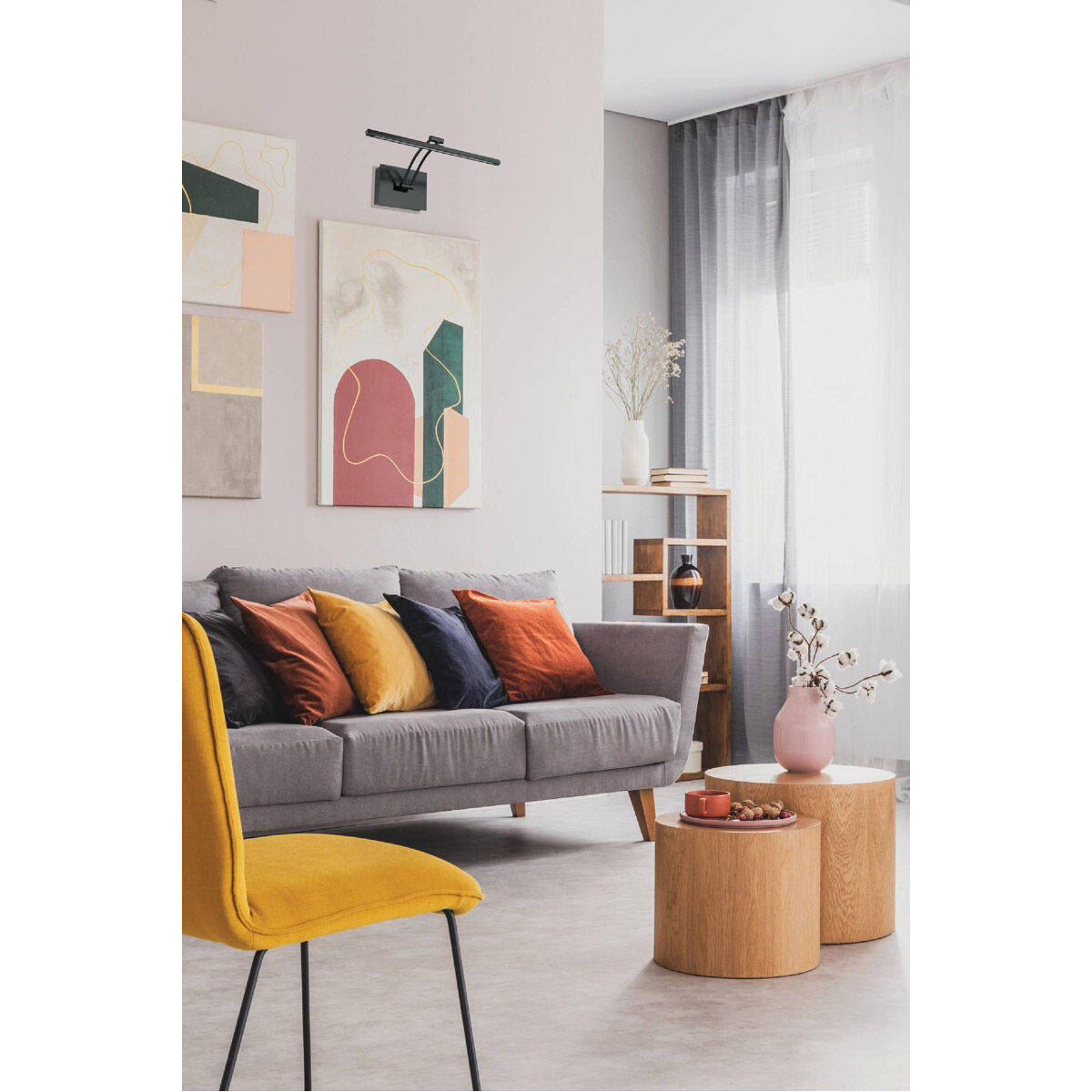 Doreen 1 6.8 watt 18.25 inch Matte Black Picture Light Wall Light