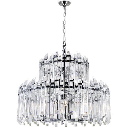 Henrietta 12 Light 28 inch Chrome Chandelier Ceiling Light