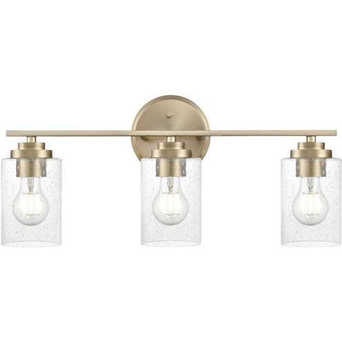 Moven 3 Light 22 inch Modern Gold Vanity Light Wall Light