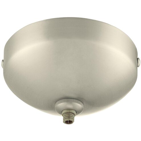 GK Lightrail Brushed Nickel LED Mono-Point Canopy, with Mini Transformer